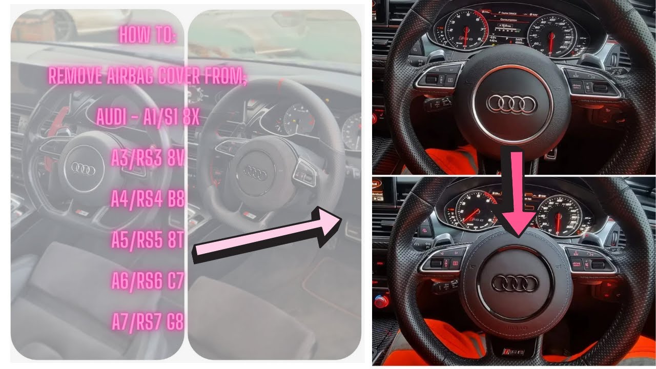 How to: Remove the Airbag Cover for Audi A1, A3, RS3, A4, RS4, A5, RS5 and more!