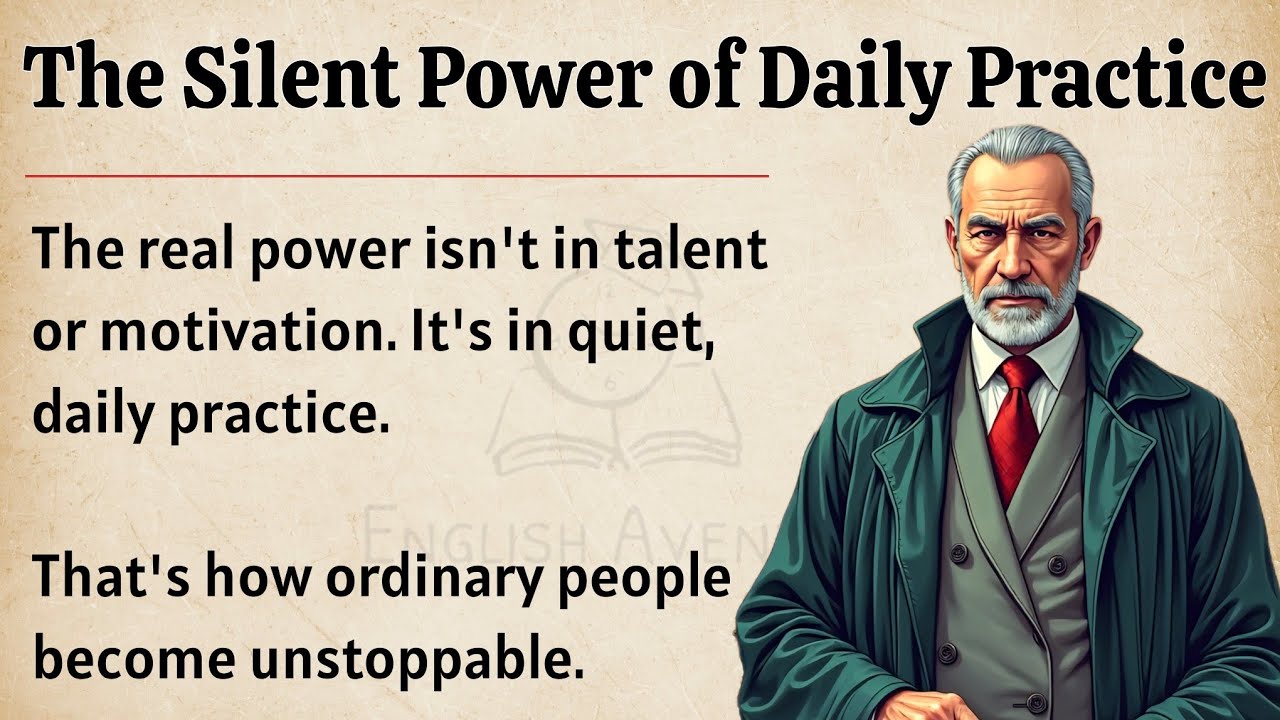 The Silent Power of Daily Practice || Learn English  Through Motivational Lesson 🔥 || Learn English 