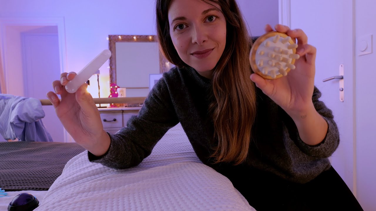 ASMR | POV. Varias sesiones en TU CAMITA | Masajes