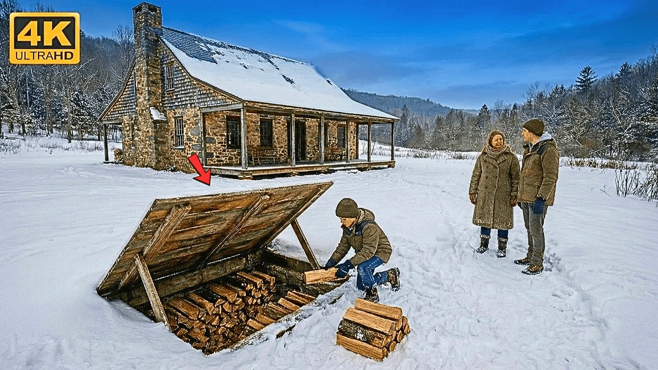 They Mocked His Underground Firewood — Until the Blizzard Hit