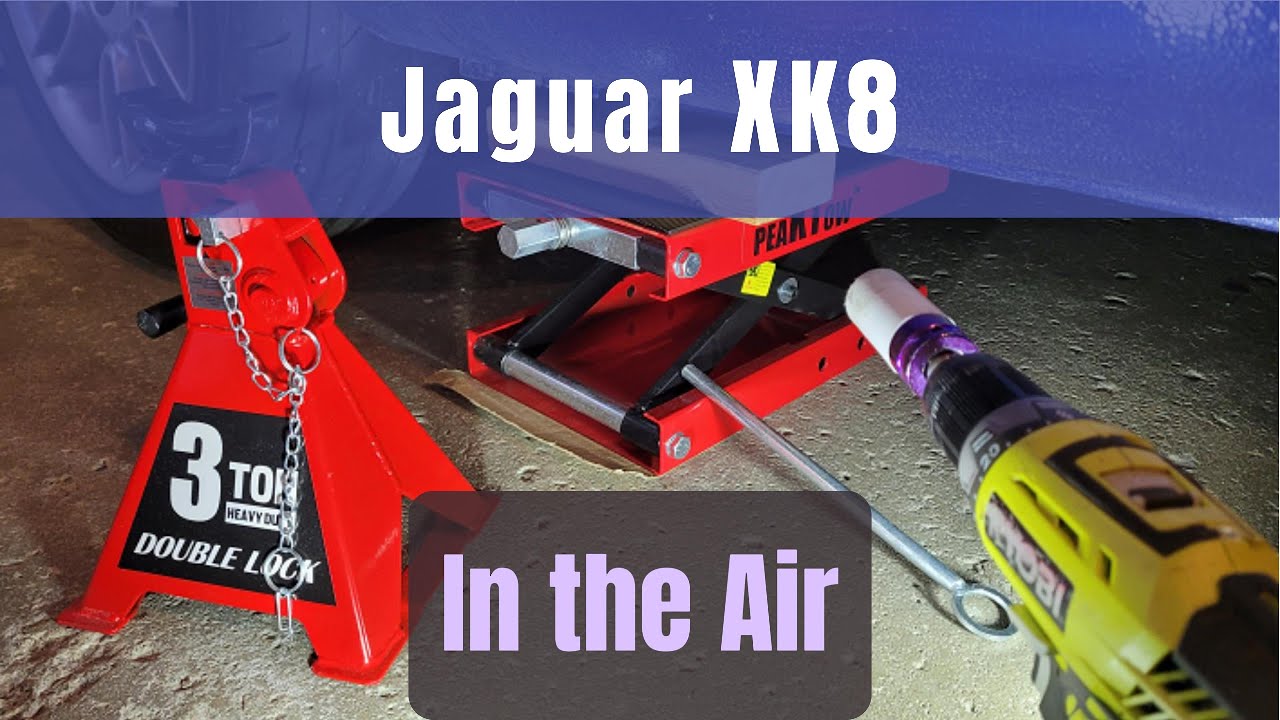 Lift your Jaguar XK8 Safely with an ATV Scissor Lift Jack (Full Guide)