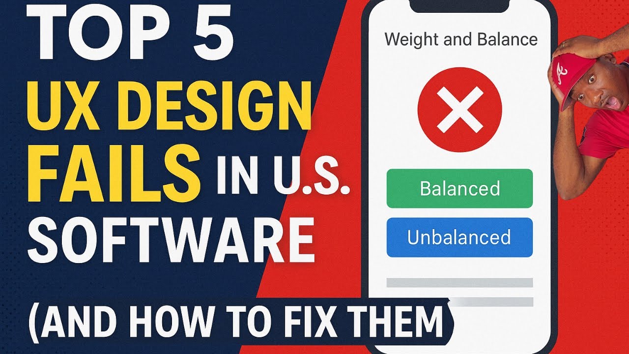 Top 5 UX Design Fails in U.S. Software (And How to Fix Them)