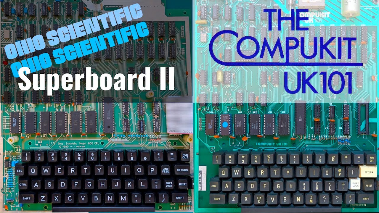 OSI Superboard II and the UK101