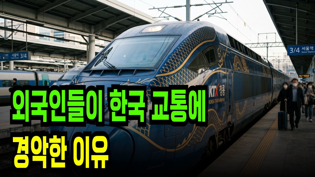 기차 타고 12시간 걸리던 서울-부산, 지금 2시간 만에 주파합니다 | 외국인들이 한국 교통에 경악한 이유
