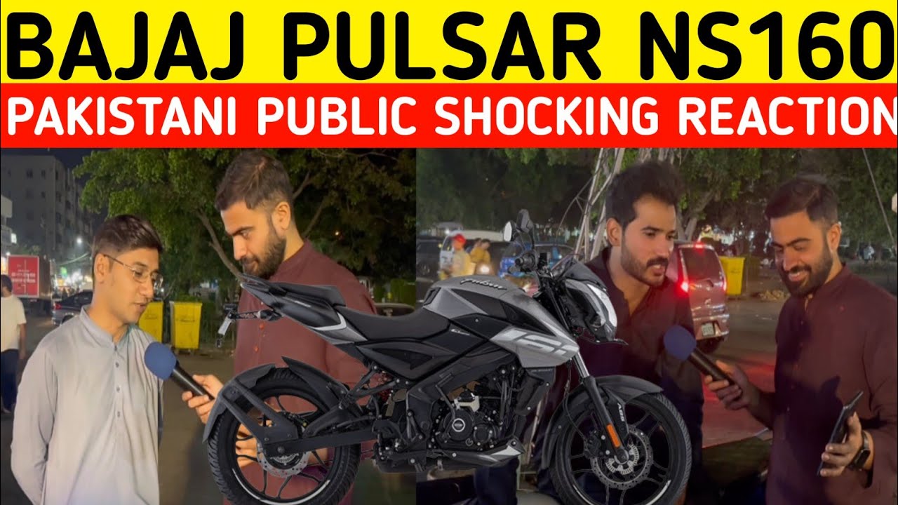 BAJAJ PULSAR NS160 I BAJAJ PULSAR NS1602024 I NEW BAJAJ BIKE I PAKISTANI PUBLIC REACTION