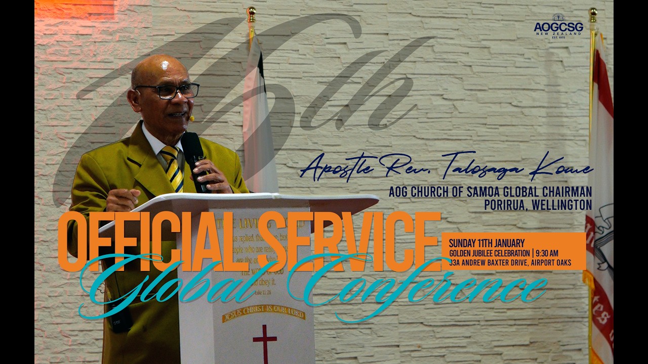 Assembly of God Church of Samoa Global - Day 6 Official Service Global Conference 2026