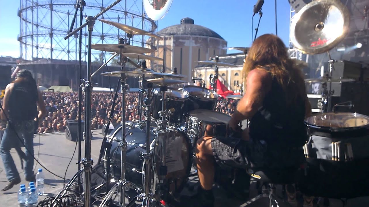 Pearl Artist Jeff Plate Drum Cam - Generation Nothing @ Tuska, Helsinki Finland 28.6.2014