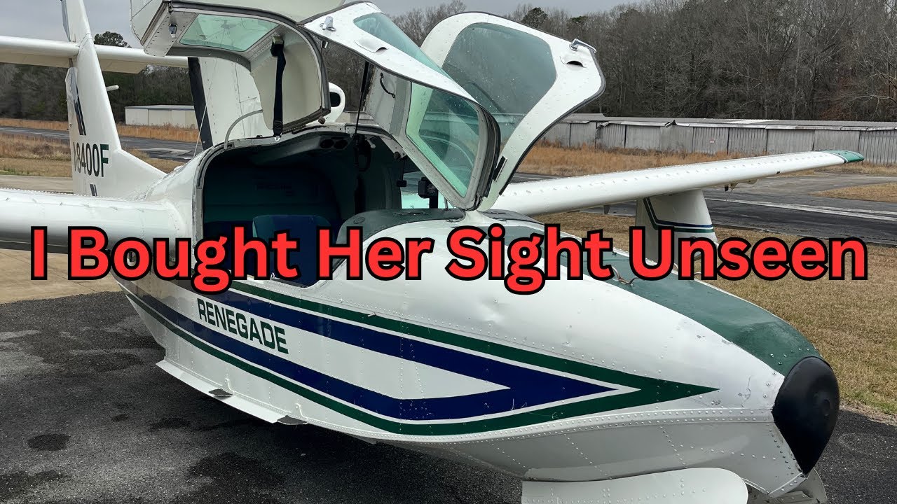 I Bought a Lake Seaplane sight Unseen