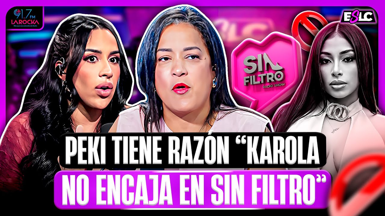 KENNY BOTA FUGO CONTRA KAROLA Y LE DICE QUE NO PEGA EN SIN FILTRO RADIO!