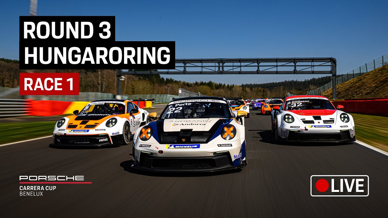 ROUND 3 - RACE 1 - Porsche Carrera Cup Benelux Season 2025 at the Hungaroring