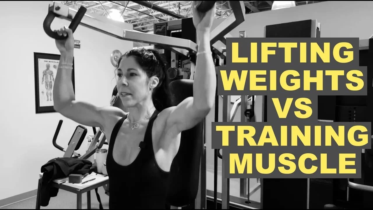 Are you training muscle or just lifting weights?