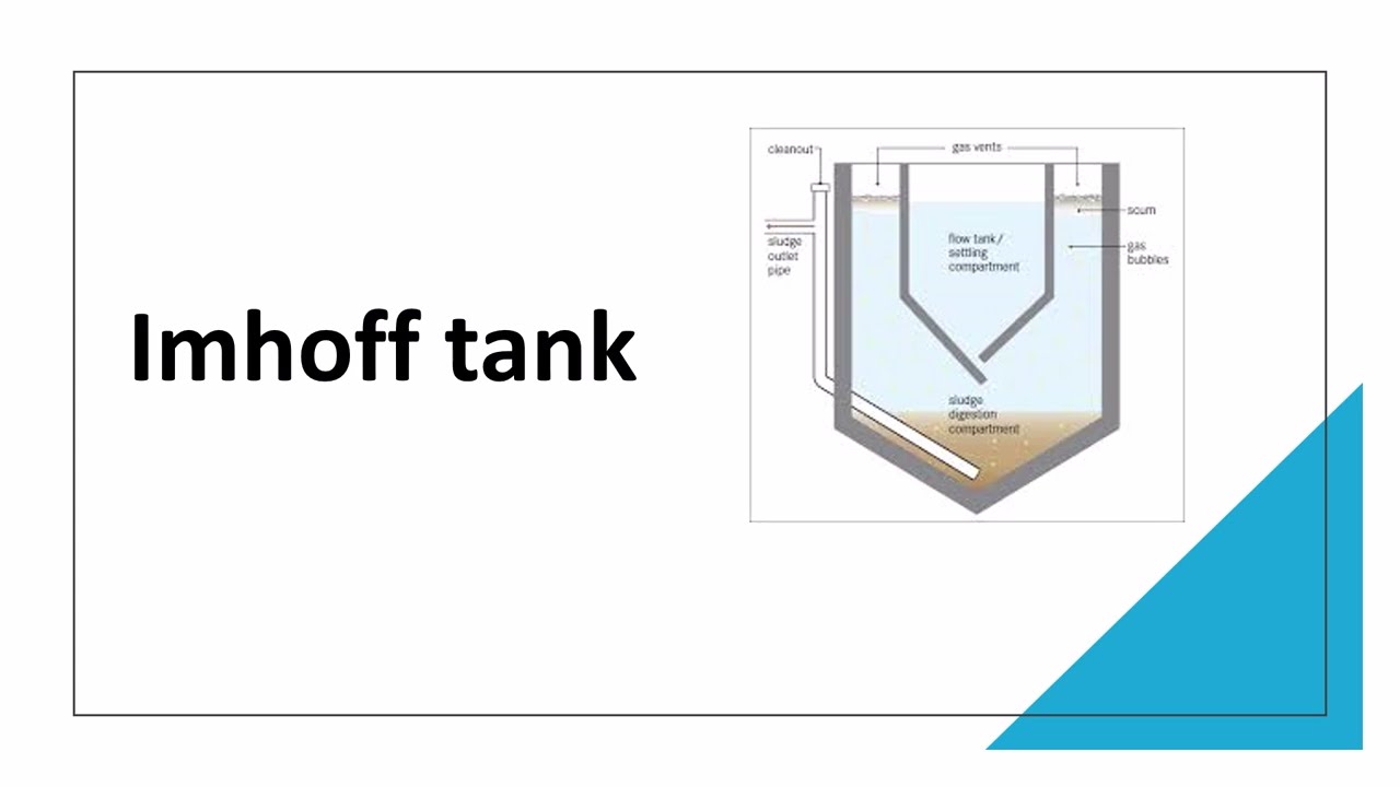 Imhoff Tank - Key features and functions