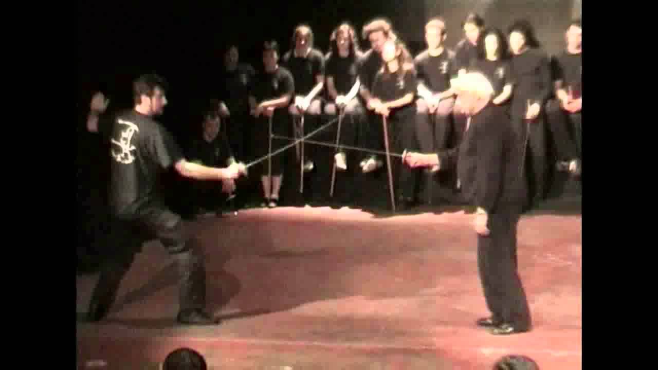Leçon d'escrime artistique de Maître Heddle-Roboth