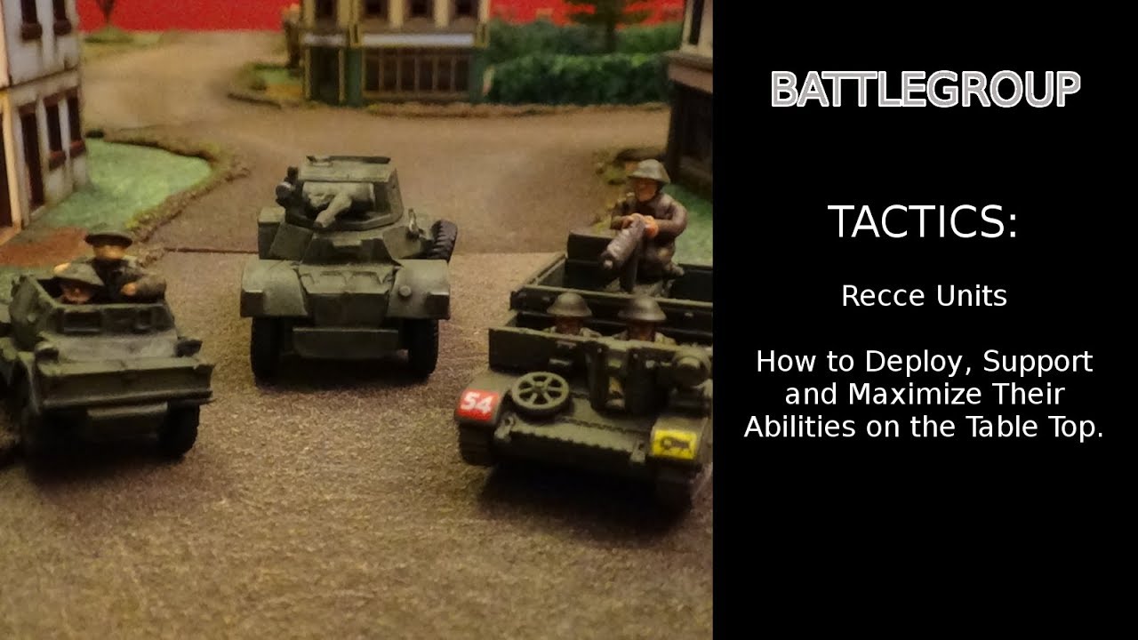 Battlegroup Tactics: Recce Units