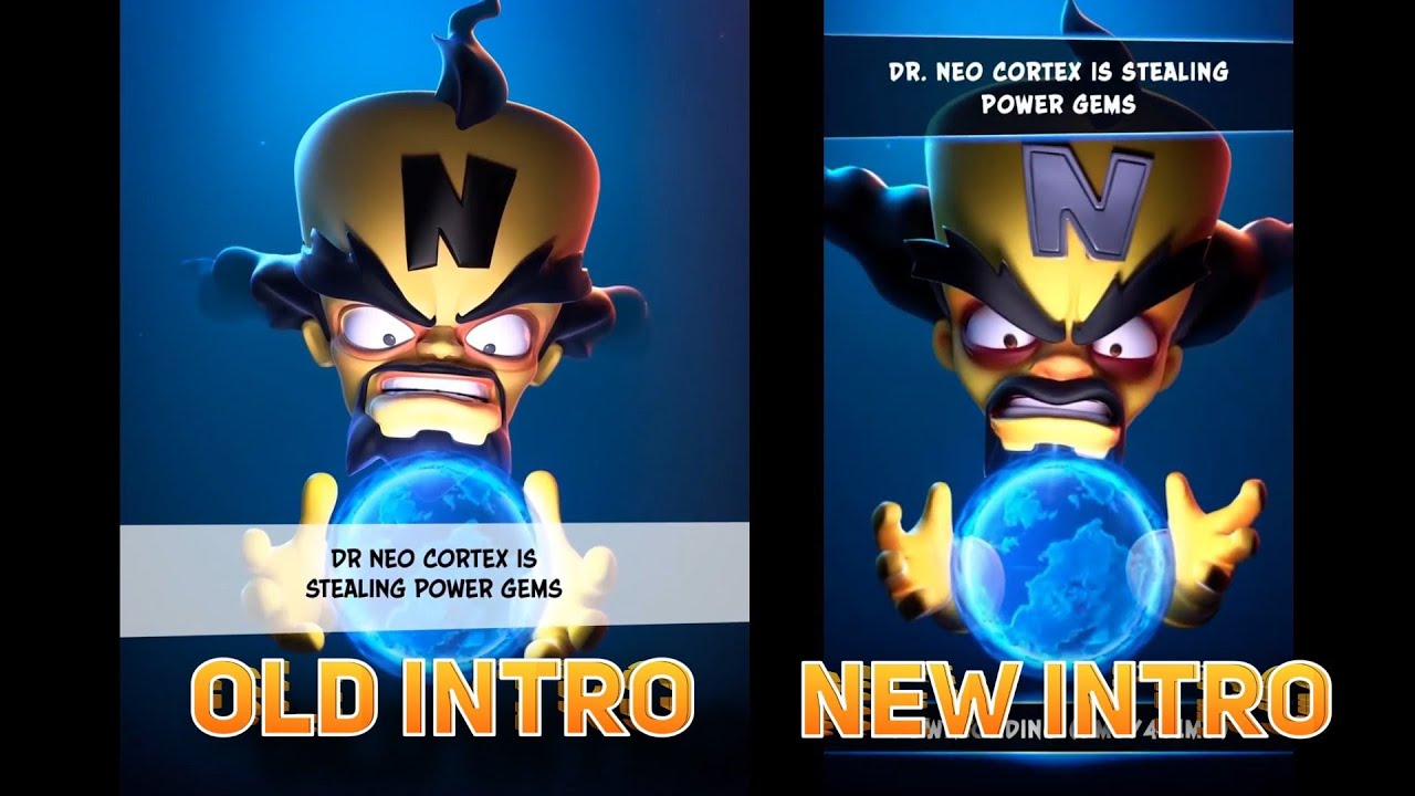 OLD VS NEW INTRO || CRASH ON THE RUN