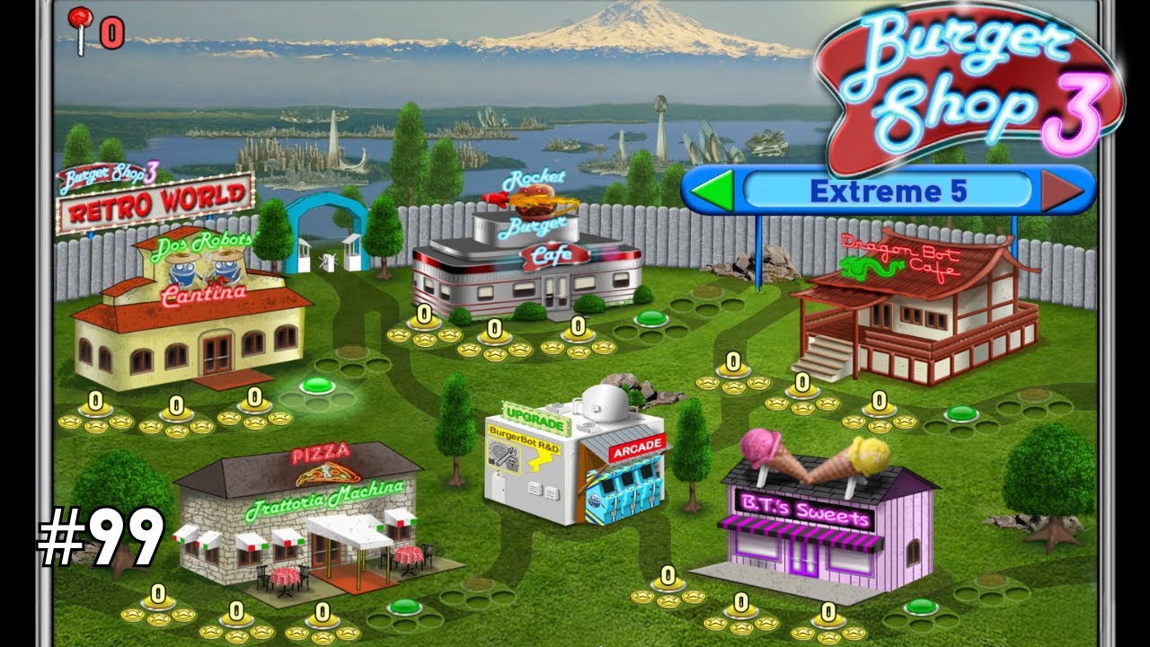 Story Mode (Extreme 5-4) [Treats Used: 0] & Arcade Mode (Early Mexican) | Burger Shop 3 [#99]