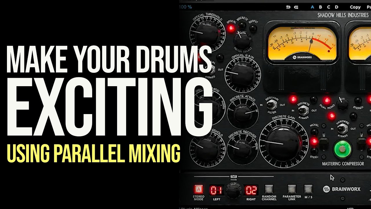 How to Use Parallel Compression on Drums and Bass for Better Mixes