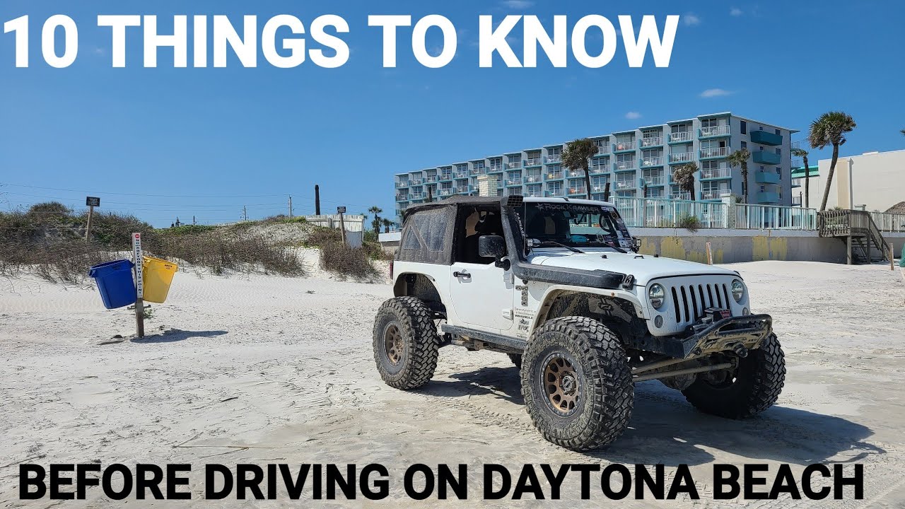 10 Things You Must Know Before Driving On Daytona Beach!