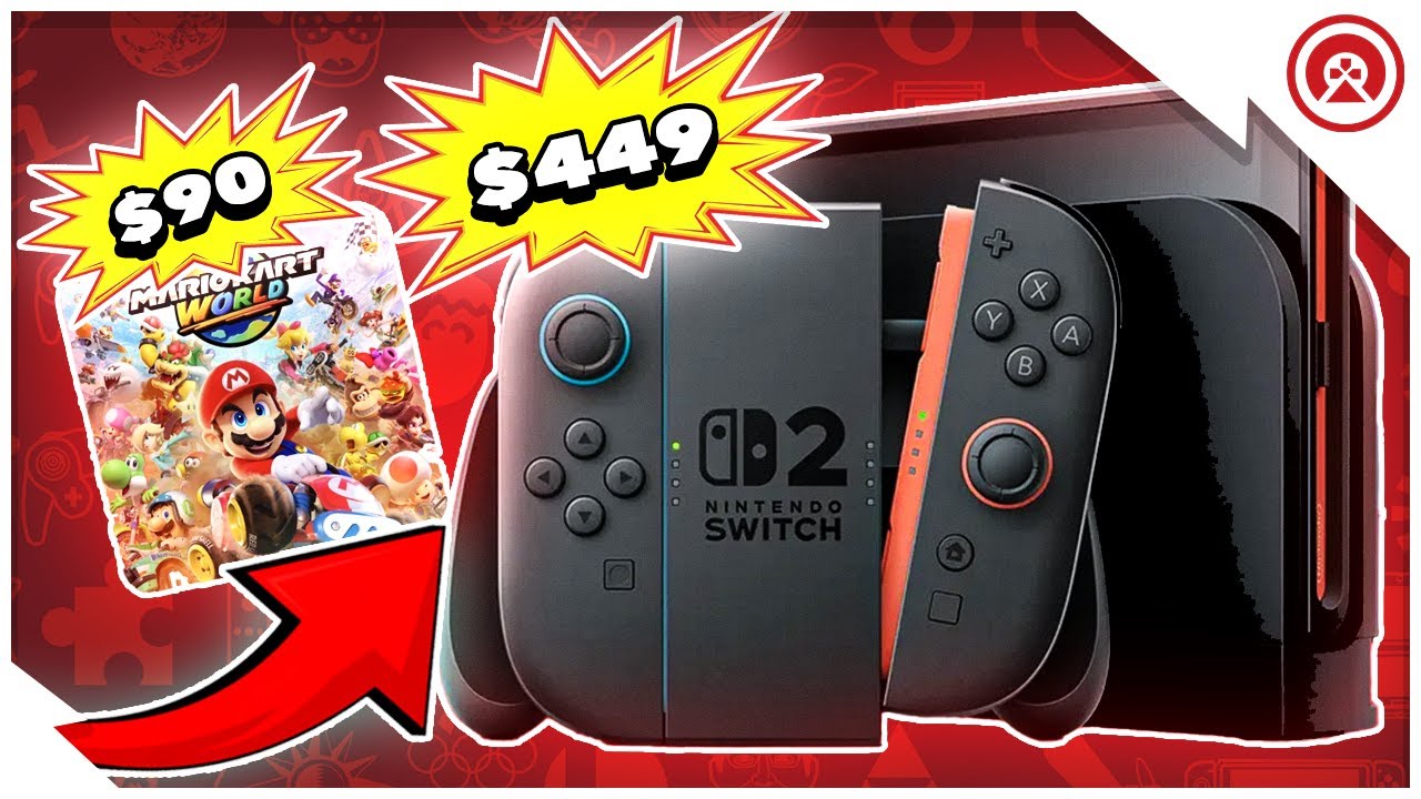 Nintendo Switch 2 SHOCKING Price Revealed! Are Games Really $90 Now?!