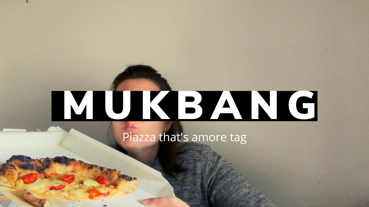 ASMR ITA II MUKBANG PIZZA TAG