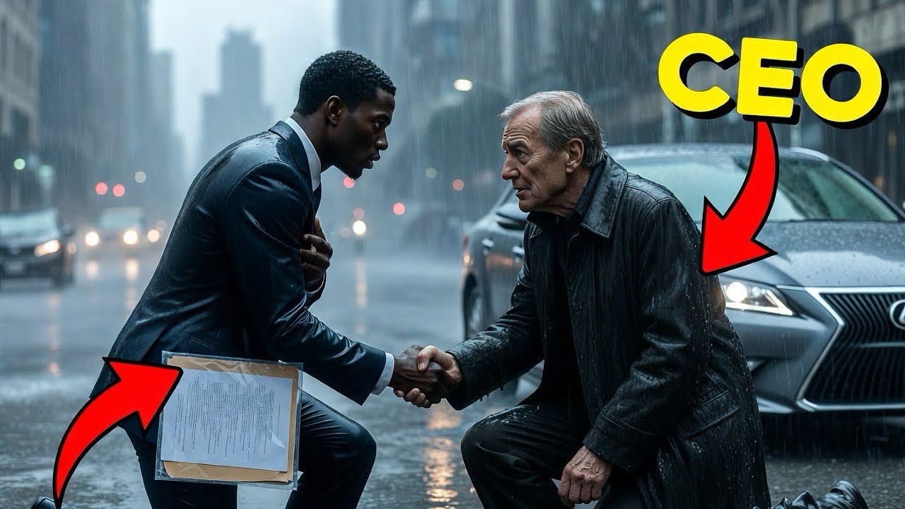 He Missed His Dream Interview To Help A Stranger In The Rain. He Had No Idea Who The Man Was
