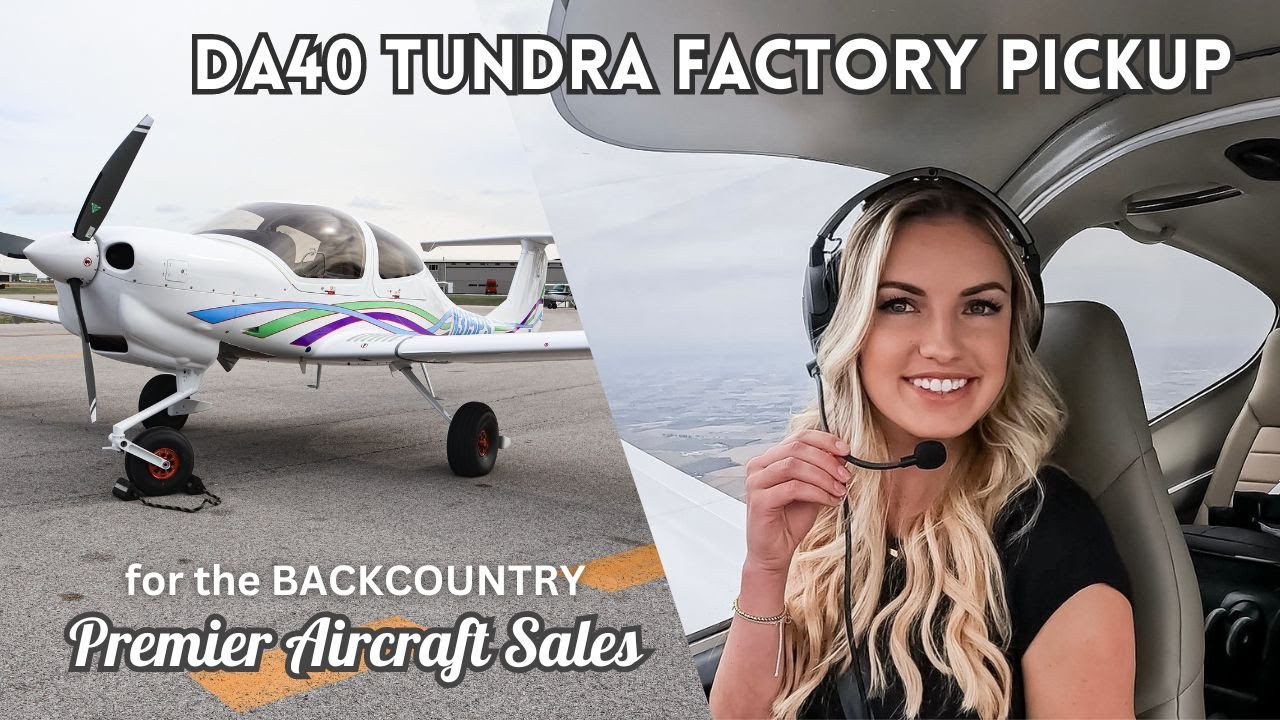 Забрал DA40 TUNDRA с алмазной фабрики — первый день перегоночного полета