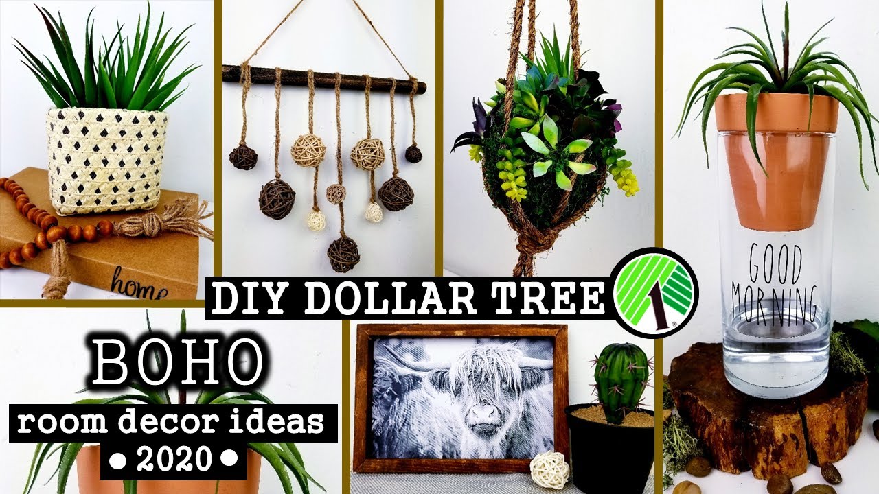 5 Dollar Tree DIY's | Boho Room & Home Decor Ideas