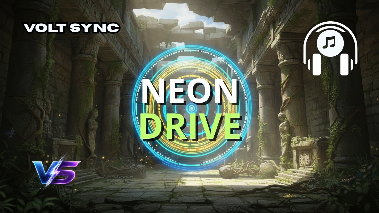 NEON DRIVE ⚡ Deep Electronic Music for Night Focus & Gaming | VOLT SYNC