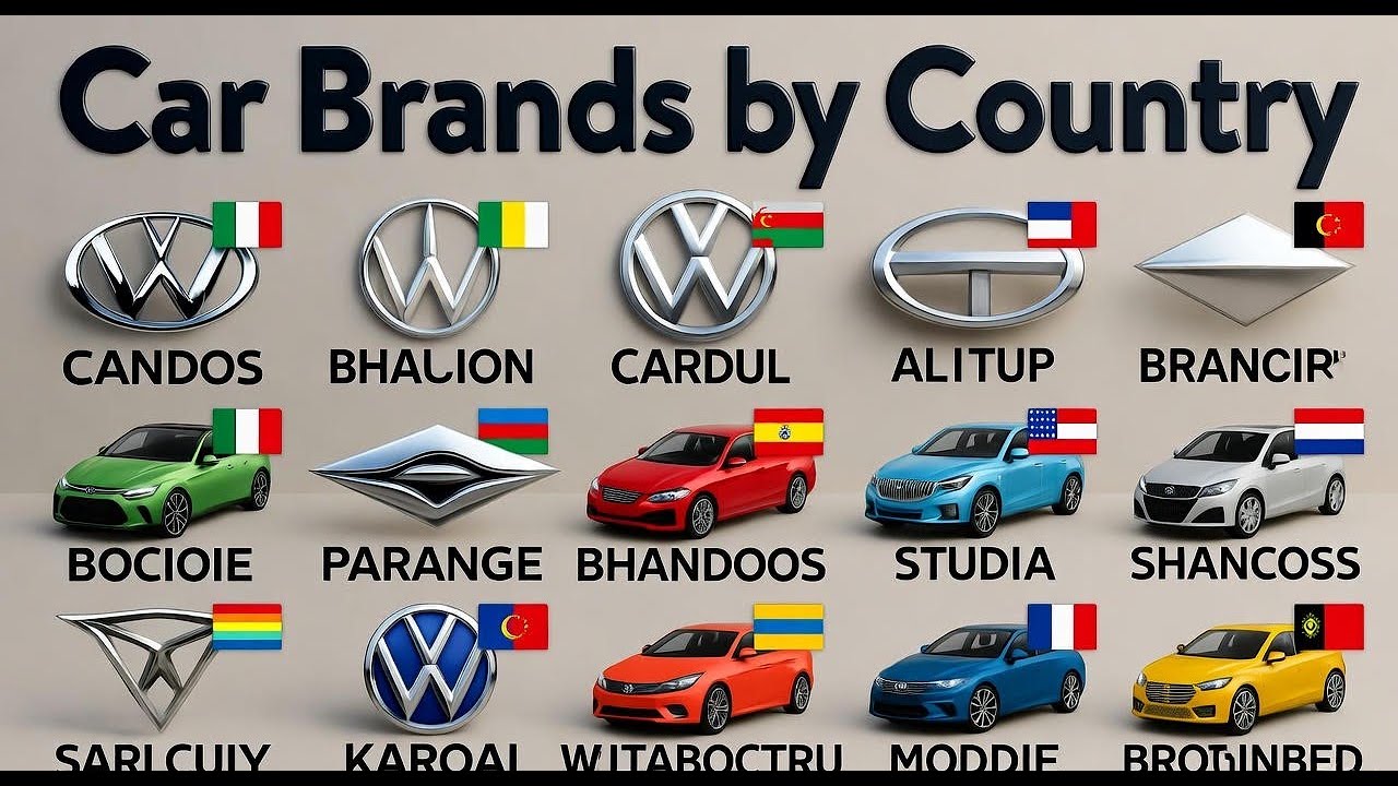 Car Brands By Country || Car Brands From Different Countries