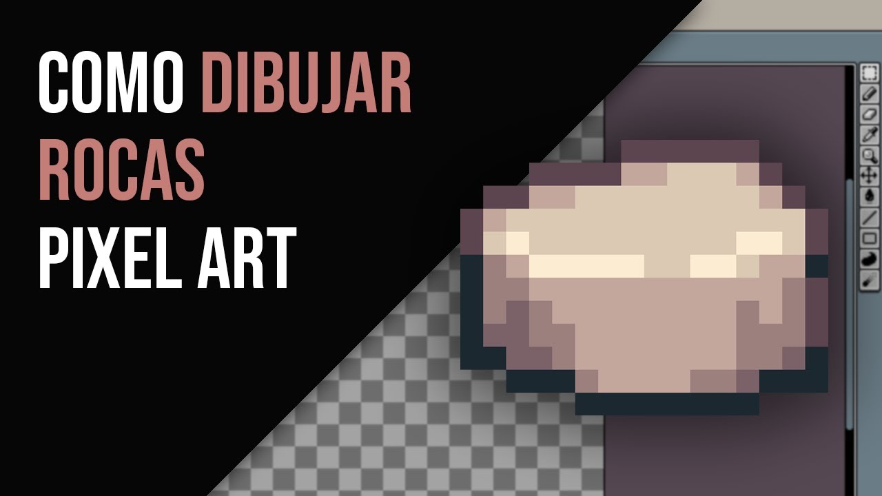 Como hacer ROCAS en Pixel Art | Pixel art para Principiantes