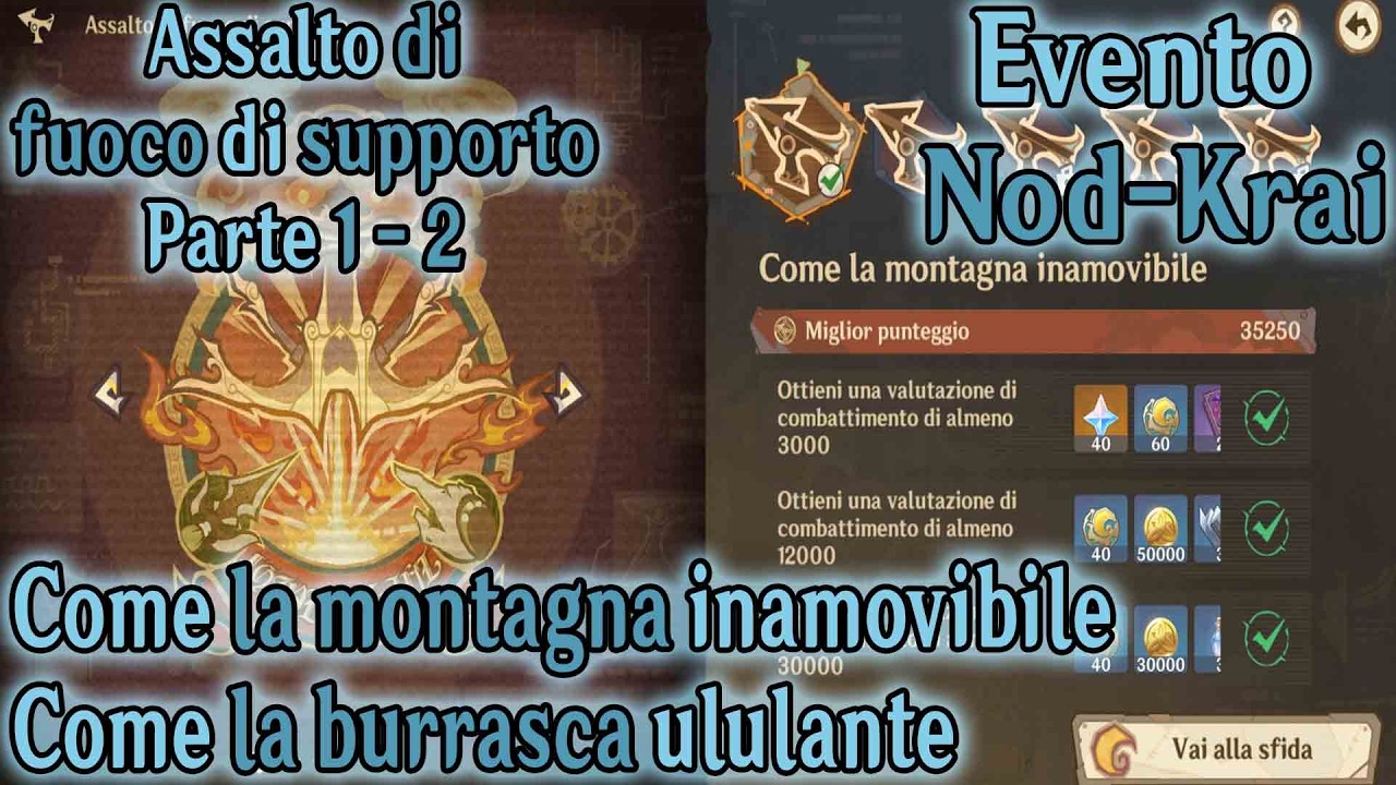 Assalto di fuoco di supporto - Parte 1 e 2  | Evento (Nod-Krai) | Genshin Impact ITA