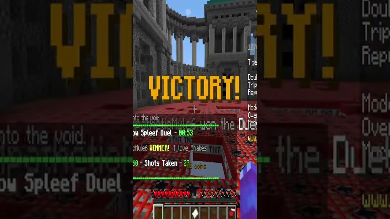 2 Players vs Me - Minecraft THE TNT GAMES DUELS  