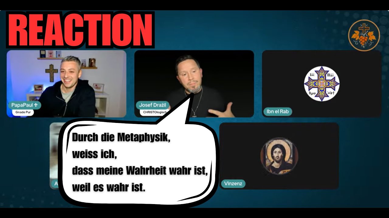 🔴REACTION: Apostolische Tradition versus Metaphysik