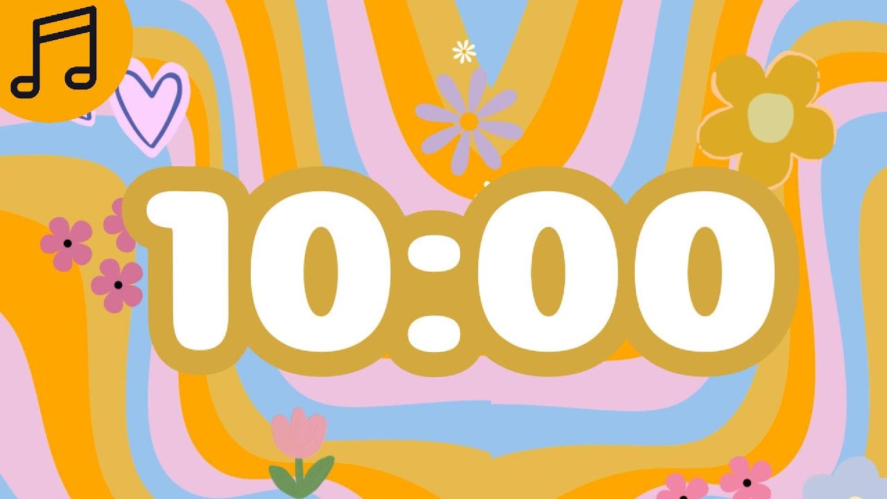 Cronômetro 10 minutos com música/ Pomodoro Timer/ Study with me/ Relaxing Songs / Classroom timer