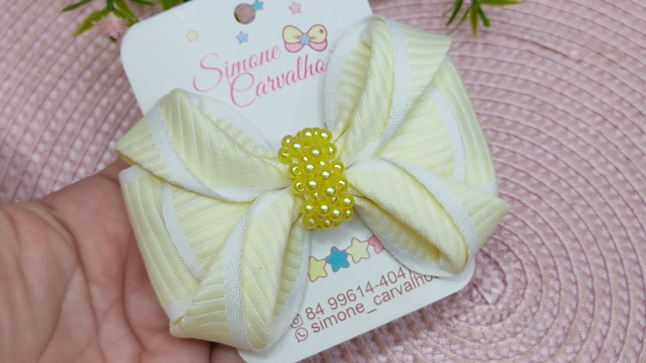 Laço Ayla Muito Fácil de Fazer - Venha Aprender Comigo 😍🎀
