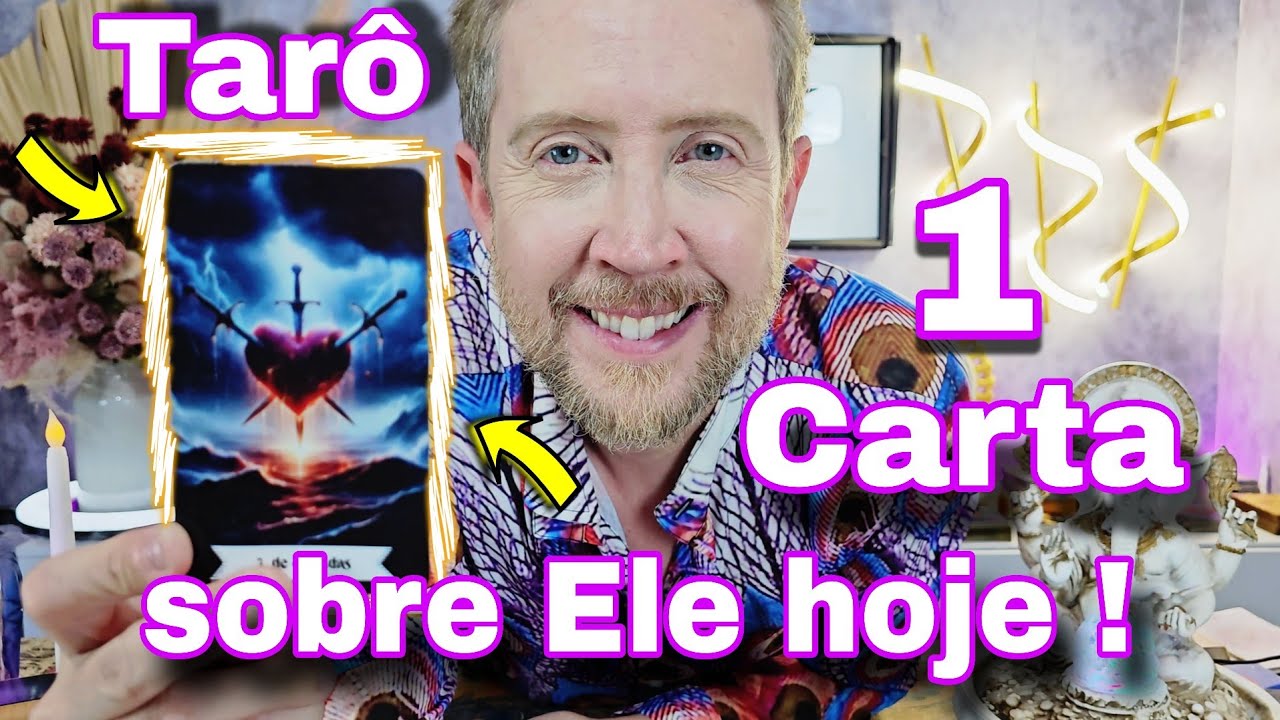 1 CARTA SOBRE ELE HOJE ! QUAL A ENERGIA DELE HOJE EM RELAÇÃO A VOCÊ?rei do oráculo hoje,bubatarohoje