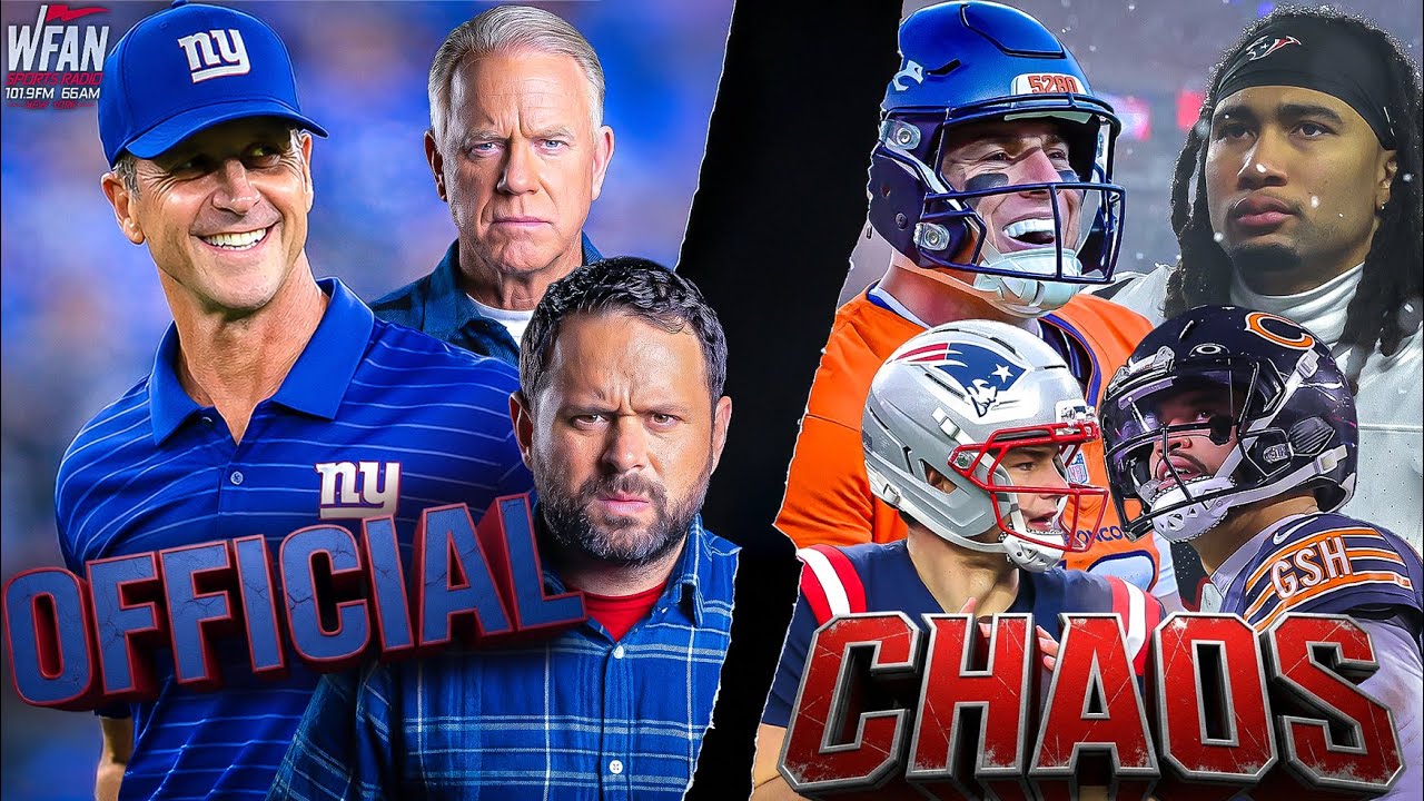 Giants Land Harbaugh as Playoff Madness Erupts