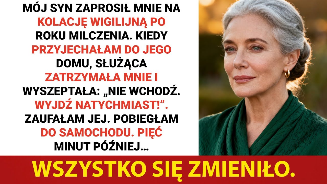 Mój syn zaprosił mnie na kolację wigilijną po roku — to, co wydarzyło się potem, zmieniło wszystko.