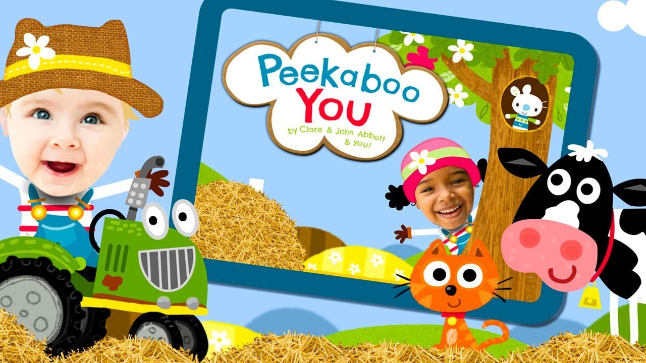 Peek a Boo Farm Animals Sounds - Kids animal peekaboo barn yard - Videos for Kids HD