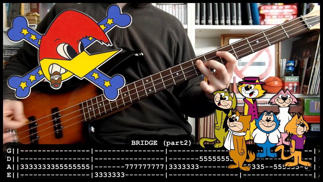 LOQUILLO Y TROGLODITAS - El ritmo del garaje 🐈 (bass cover w/ Tabs)