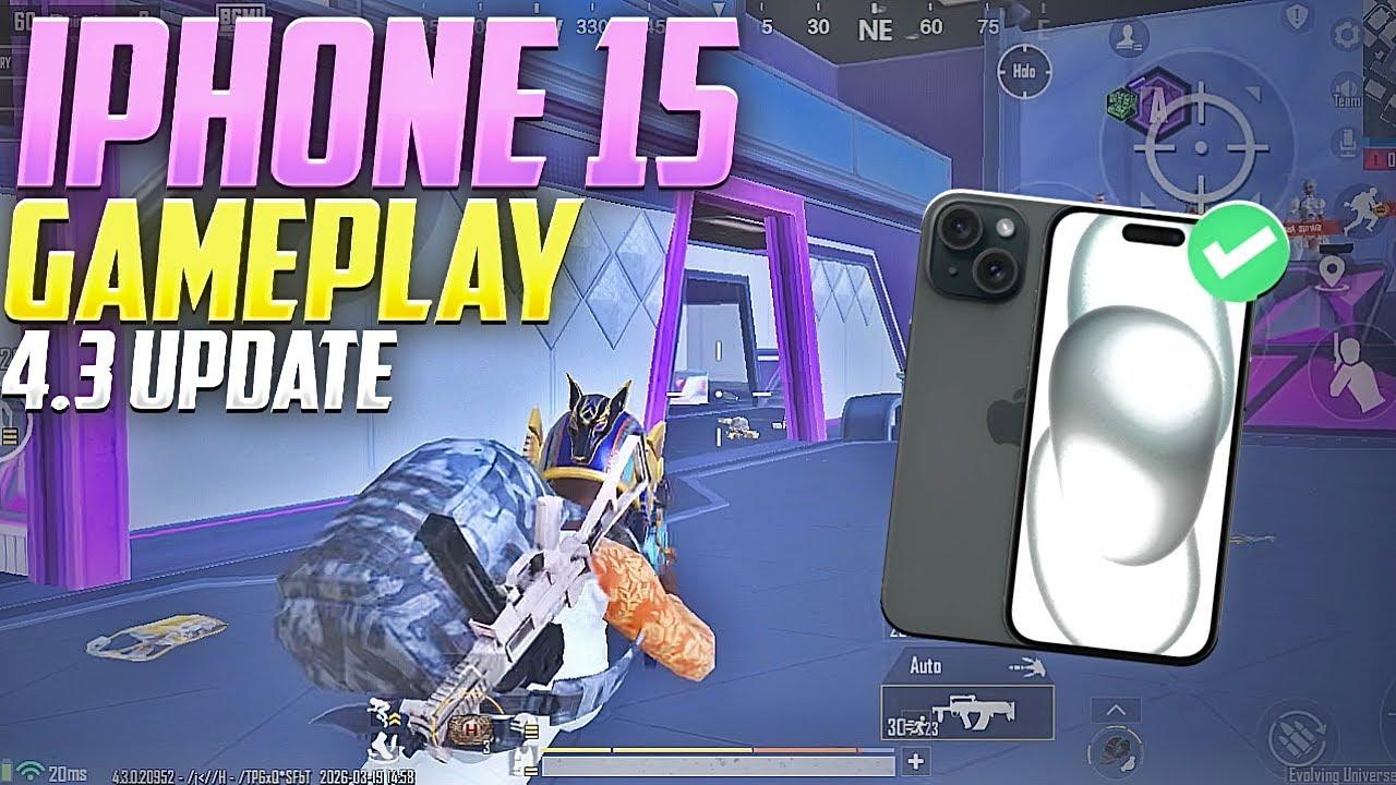 🔥iPhone 15 BGMI 4.3 Update Test | iPhone 15 Worth in 2026 | iPhone 15 Gaming Review And GamePlay!