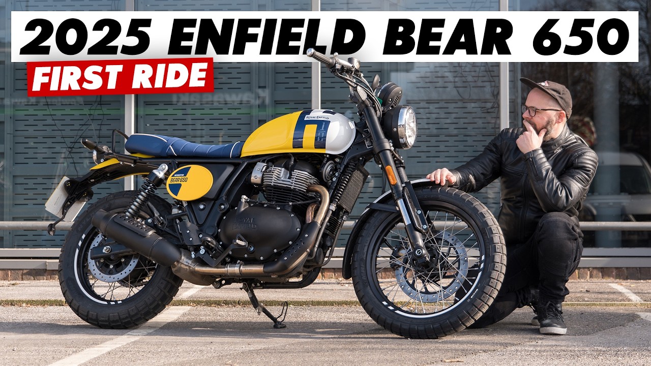 Первая поездка на Royal Enfield Bear 650: лучший ретро-скремблер 2025 года?