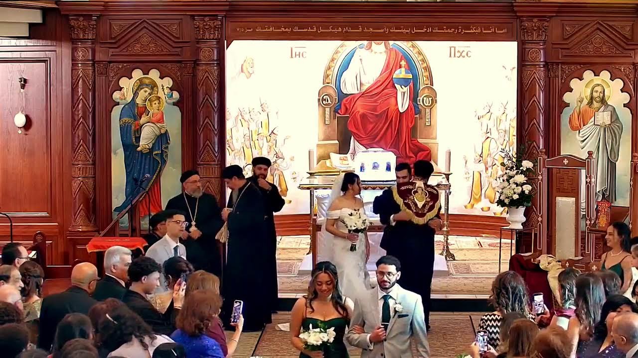 Joyce & Fady's Wedding Ceremony - St. Mina Calgary