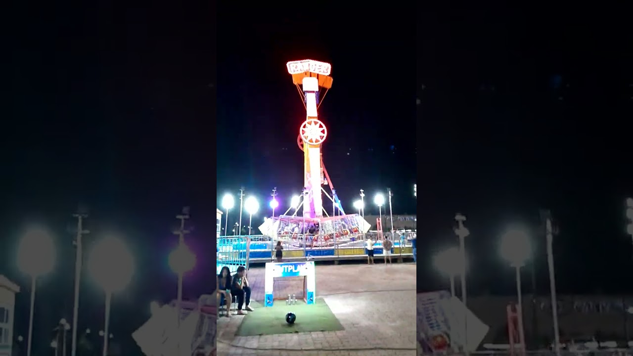vídeo eu mostrando o parque via sul , parque de diversões que está no aniversário de maracanau 2026 