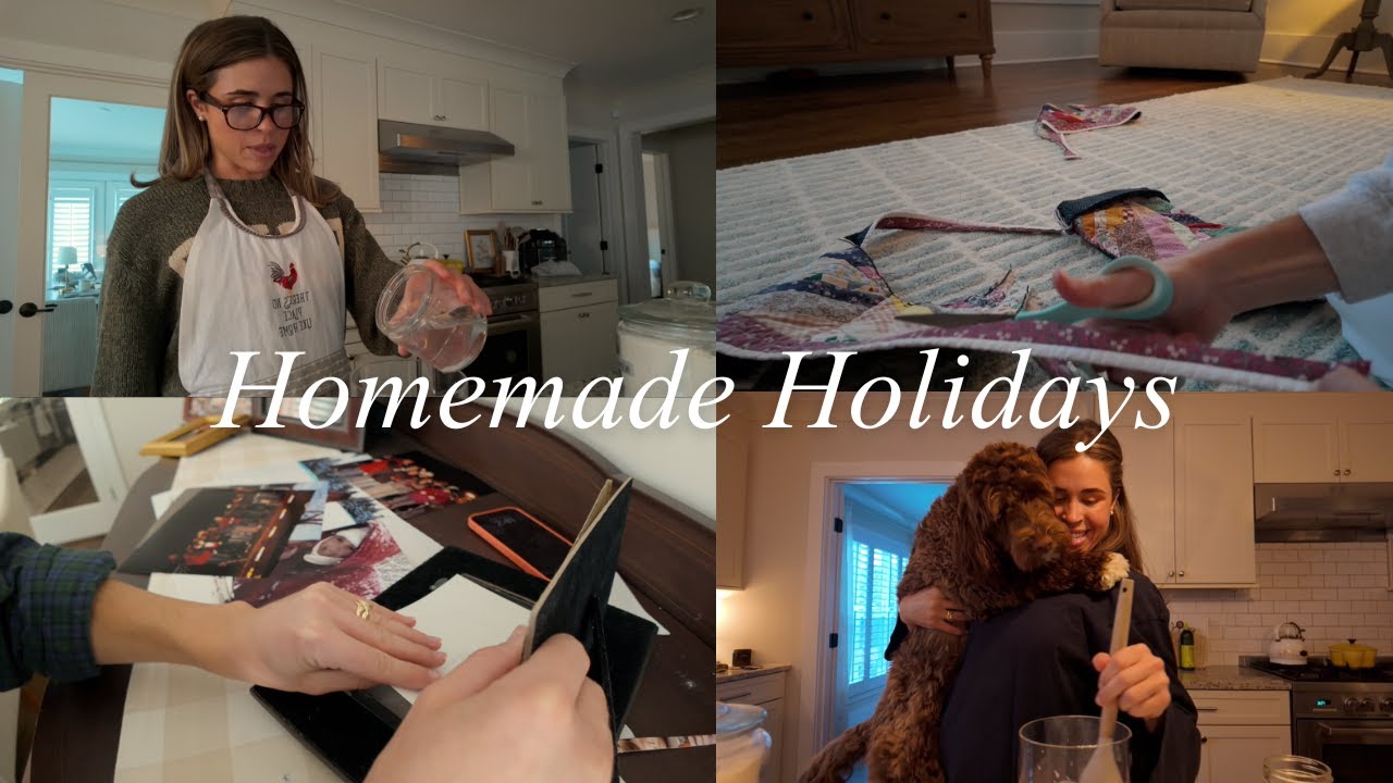 Homemade Holiday Prep, Sourdough Starter 101, Thrifting Decor, Sewing Stockings, & A Framing Project