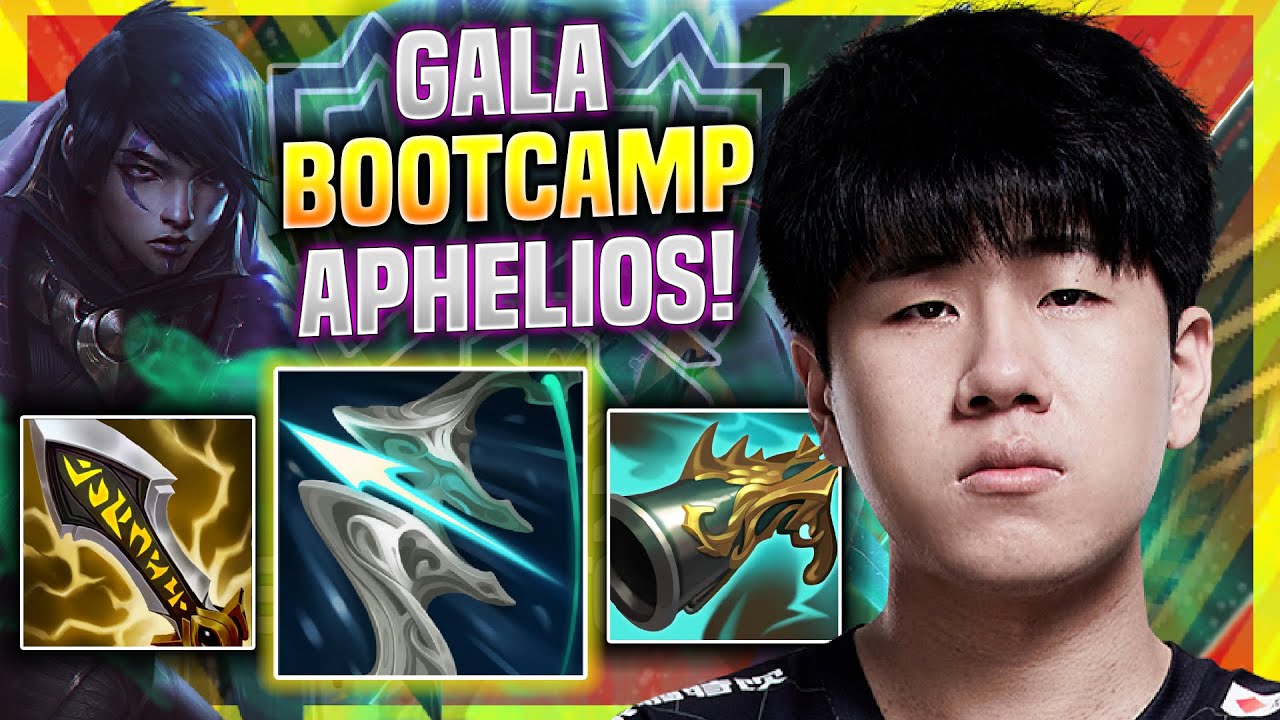 GALA IS INSANE WITH APHELIOS IN EUW SOLOQ! *BOOTCAMP* - RNG GALA Plays Aphelios ADC vs Ezreal!