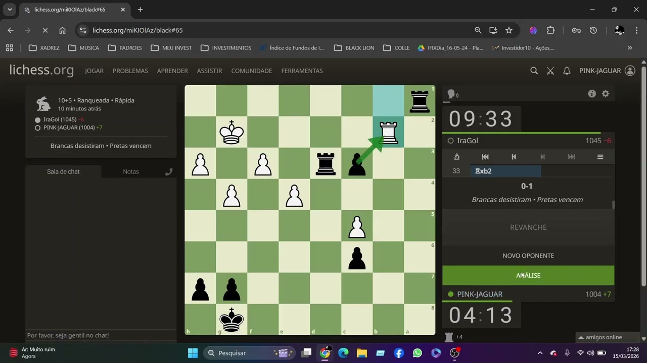 Vídeo 44 - Defesa Black Lion