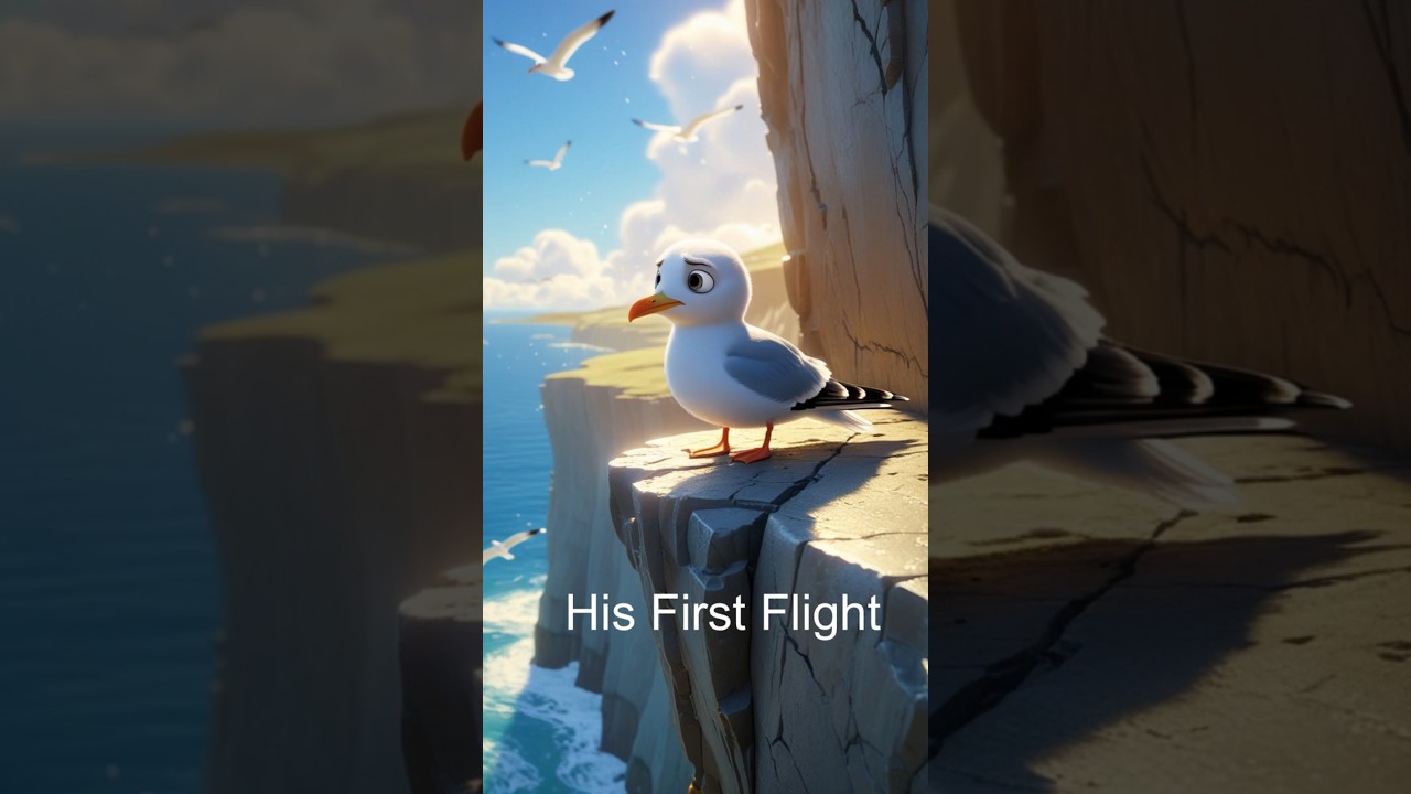 His First Flight by Liam O'Flaherty- English Story - Animation
