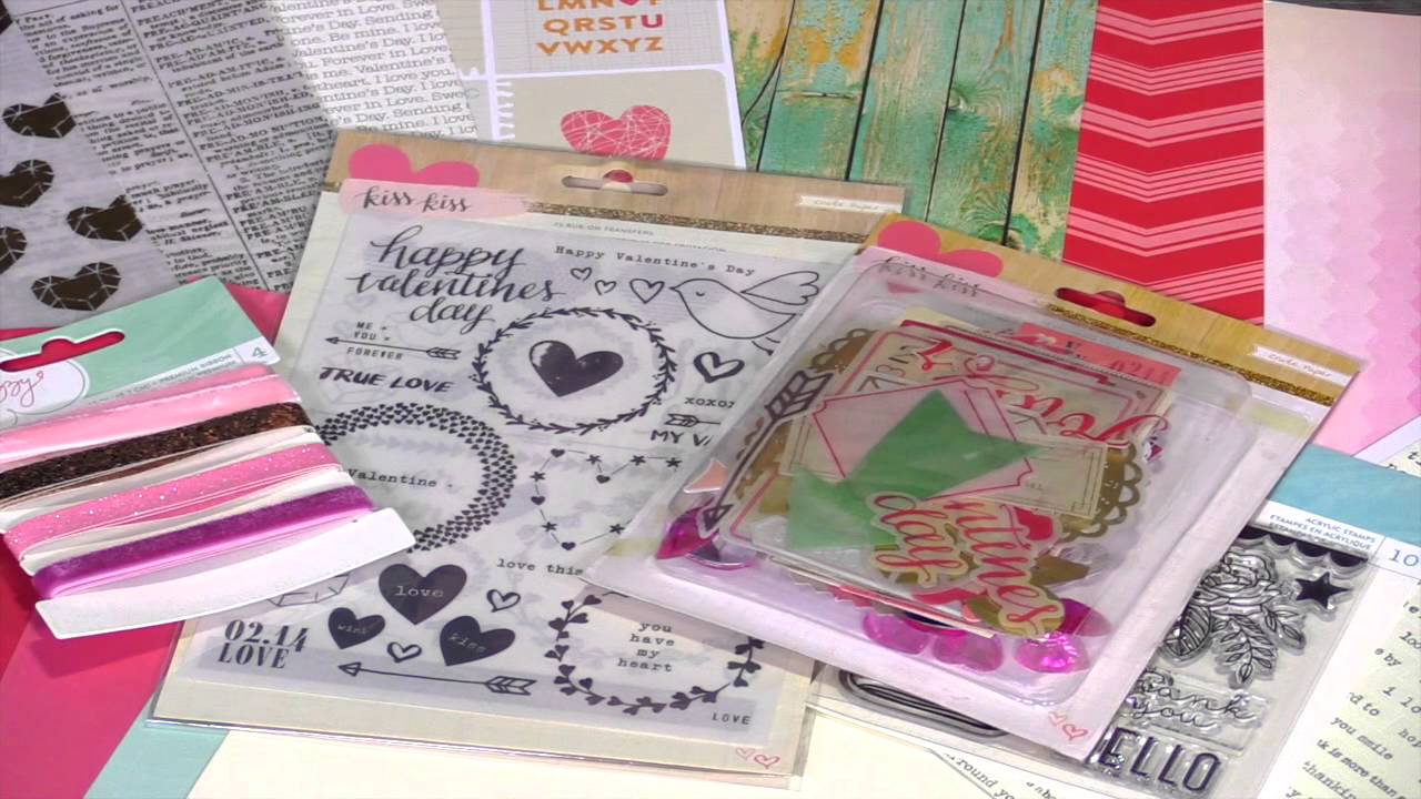 Scrapbook.com February Kit - Hello Love