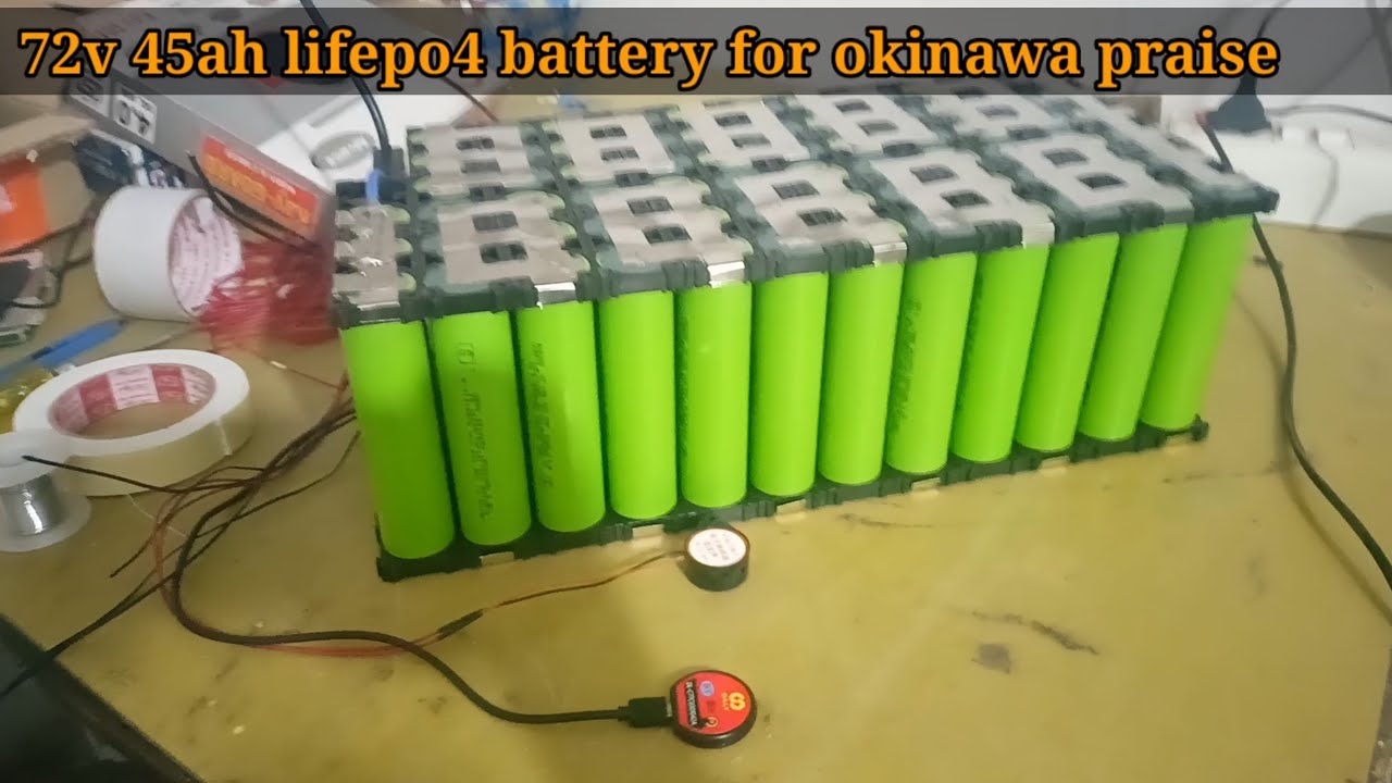 72v 45ah lifepo4 cell battery / making battery from 15ah cell / lithium battery with smart bms